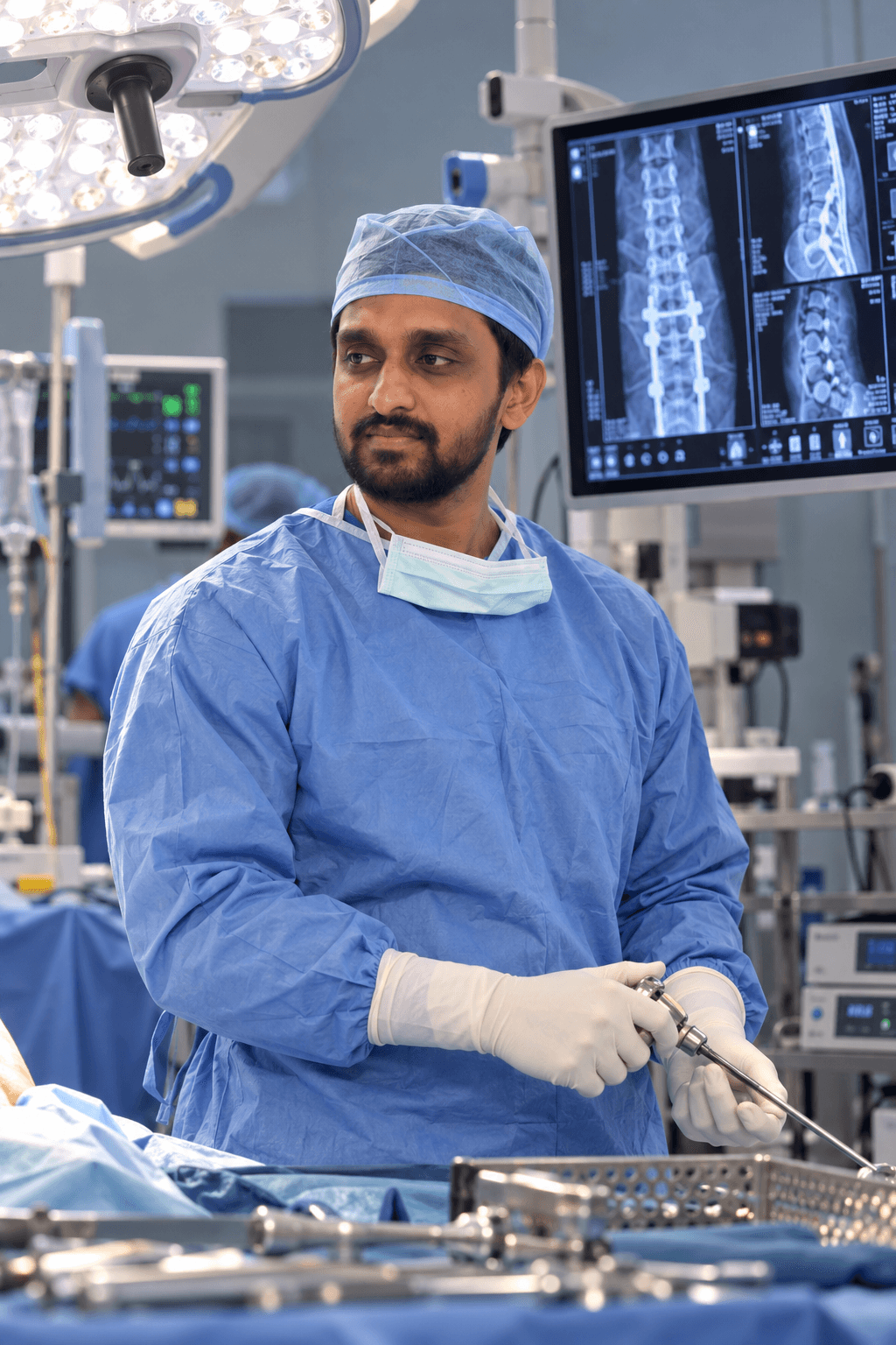 In the operating theatre
